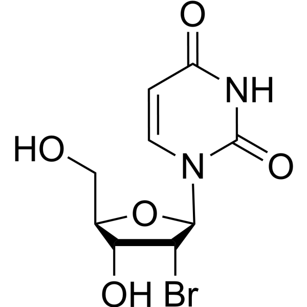 2′-Bromo-2′-deoxyuridine Chemical Structure