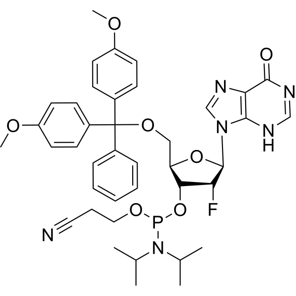 2'-Fluoro-5'-O-<em>DMT</em>-2'-deoxyinosine-3'-CE-<em>phosphoramidite</em>
