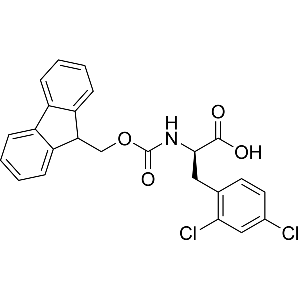 Fmoc-D-Phe(2,4-Cl2)-OH Chemical Structure