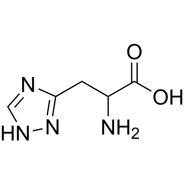 β-(1,2,4-Triazol-3-yl)-DL-alanine Chemical Structure