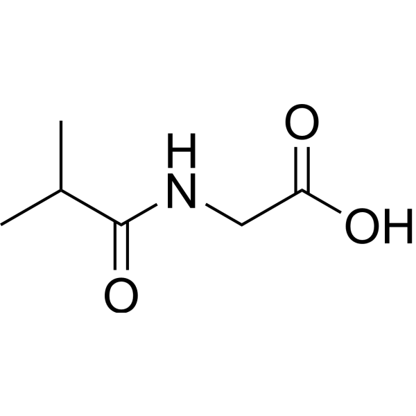 N-Isobutyrylglycine Chemical Structure