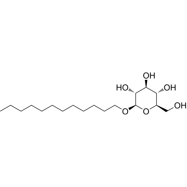 Dodecyl β-D-glucopyranoside Chemical Structure