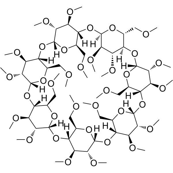 Heptakis(2,3,6-tri-O-methyl)-β-cyclodextrin Chemical Structure
