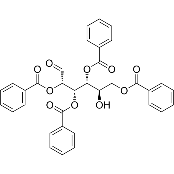 2,3,4,6-Tetra-O-benzoyl-D-mannopyranose Chemical Structure
