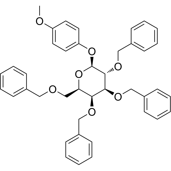 4-Methoxyphenyl 2,3,4,6-tetra-O-benzyl-β-D-galactopyranoside Chemical Structure