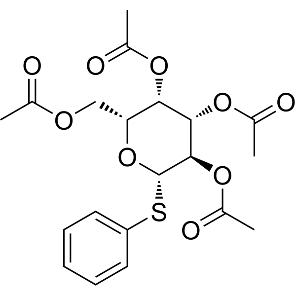 Phenyl 2,3,4,6-tetra-O-acetyl-1-thio-β-D-galactopyranoside Chemical Structure