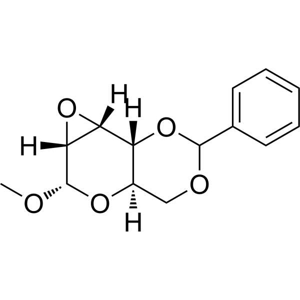 Methyl 2,3-anhydro-4,6-O-benzylidene-α-D-allopyranoside Chemical Structure