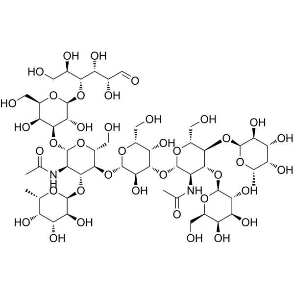 Difucosyl-para-lacto-N-hexaose Chemical Structure