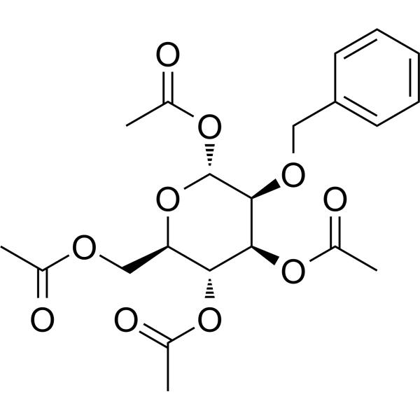2-O-Benzyl-1,3,4,6-tetra-O-acetyl-α-D-mannopyranose Chemical Structure