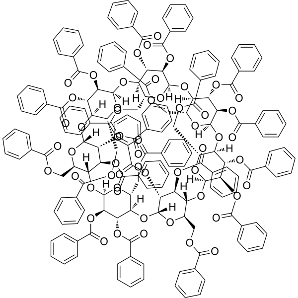 Heptakis(2,3,6-tri-O-benzoyl)-β-cyclodextrin Chemical Structure