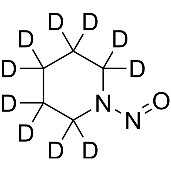 N-Nitrosopiperidine-d<sub>10</sub> Chemical Structure