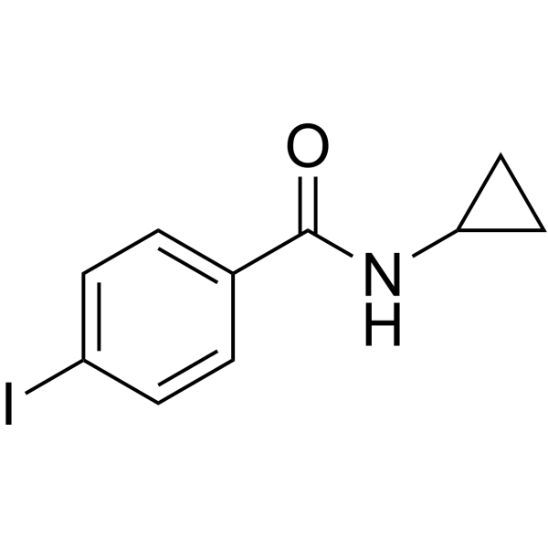 N-Cyclopropyl-4-iodobenzamide Chemical Structure