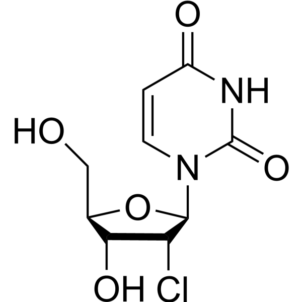 2′-Chloro-2′-deoxyuridine Chemical Structure