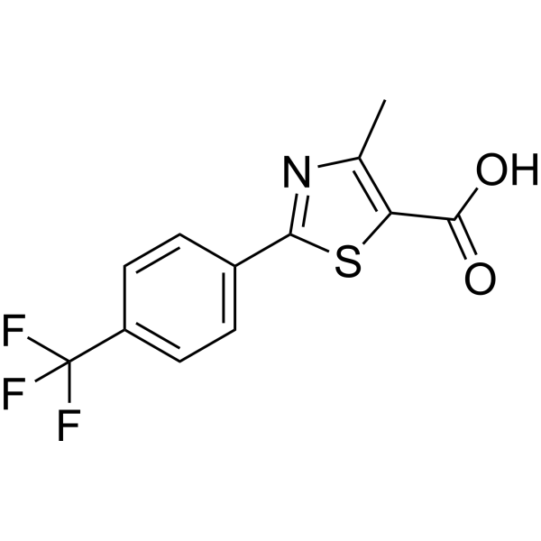 4-Methyl-2-[4-(trifluoromethyl)phenyl]-1,3-thiazole-5-<em>carboxylic</em> acid