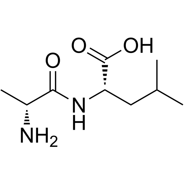 D-Alanyl-L-leucine Chemical Structure