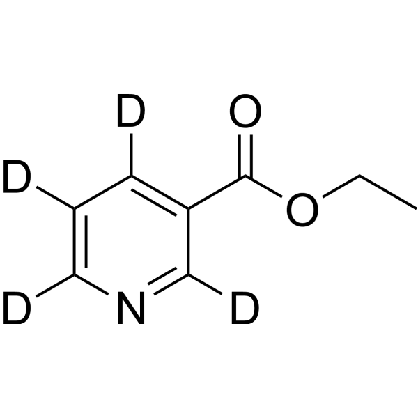3-Pyridine-2,4,5,6-<em>d</em>4-carboxylic acid, ethyl ester