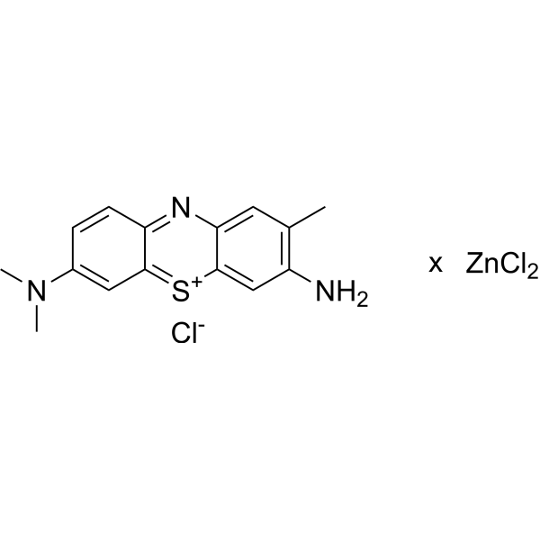Toluidine blue (ZnCl2) Chemical Structure
