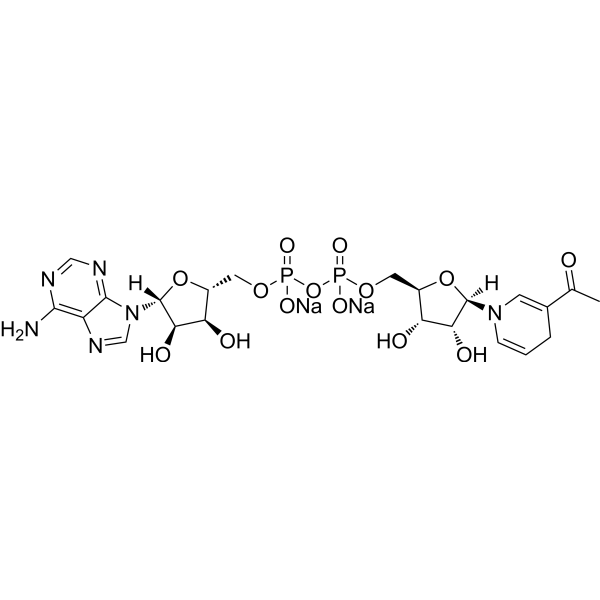 3-Acetylpyridine adenine dinucleotide disodium Chemical Structure