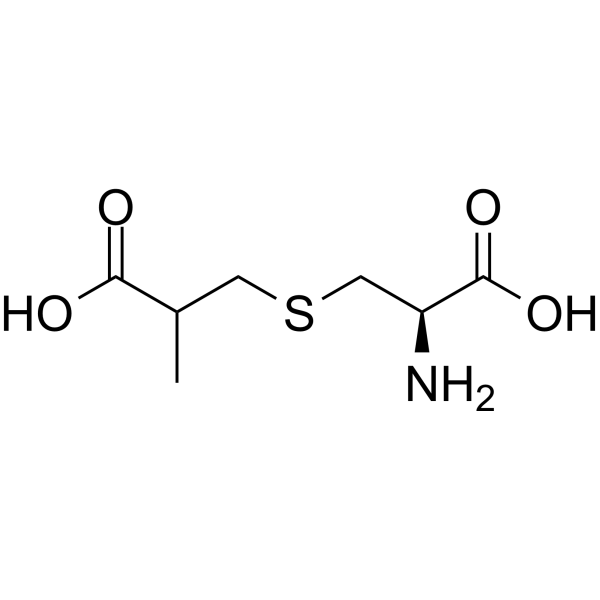 S-(2-Carboxypropyl)-L-cysteine Chemical Structure