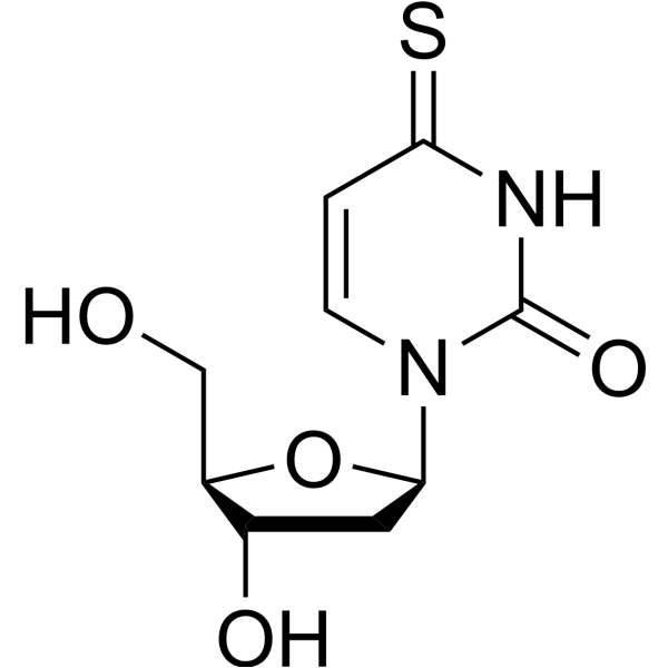 4-Thio-2’-deoxyuridine Chemical Structure