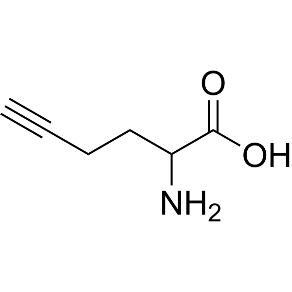 Homopropargylglycine Chemical Structure