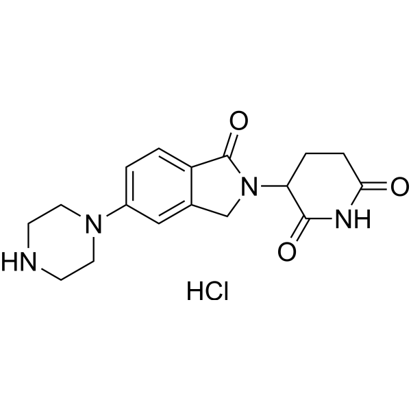 Lenalidomide 5'-piperazine Chemical Structure