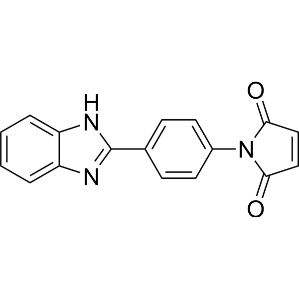 N-[4-(2-Benzimidazolyl)phenyl]maleimide Chemical Structure