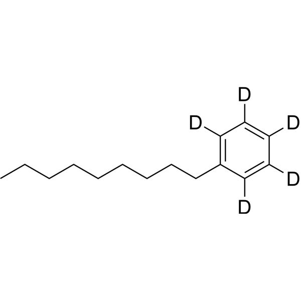 n-Nonylbenzene-2,3,4,5,6-d<sub>5</sub> Chemical Structure