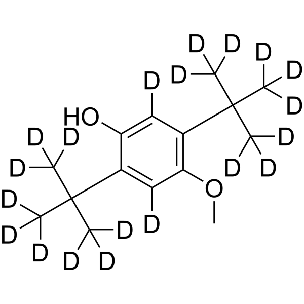 <em>2</em>,5-Di-(tert-butyl)-<em>4</em>-methoxyphenol-3,6-d20