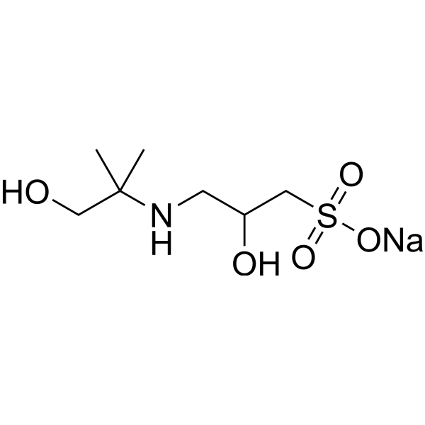 AMPSO sodium Chemical Structure
