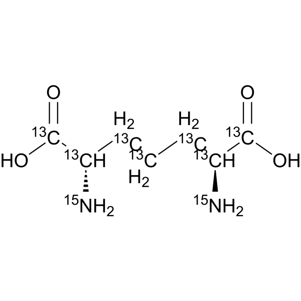 (2S,6S)-2,6-Diaminoheptanedioic acid-13<em>C</em>7,15N2