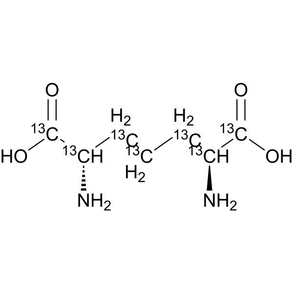 (<em>2</em>S,<em>6</em>S)-<em>2</em>,<em>6</em>-Diaminoheptanedioic acid-13C7