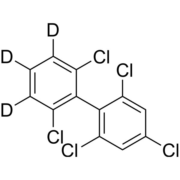 2,2',4,6,6'-Pentachloro-1,1'-biphenyl-d<sub>3</sub> Chemical Structure