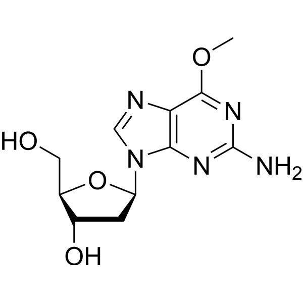 6-O-Methyldeoxyguanosine Chemical Structure