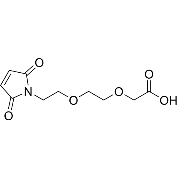 Mal-PEG2-CH2COOH Chemical Structure