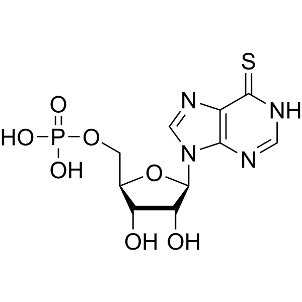 6-Thioinosine Phosphate Chemical Structure