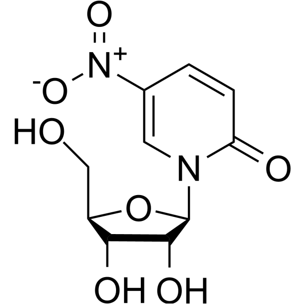 1-(β-D-Ribofuranosyl)-5-nitropyrine-2(1H)-one Chemical Structure