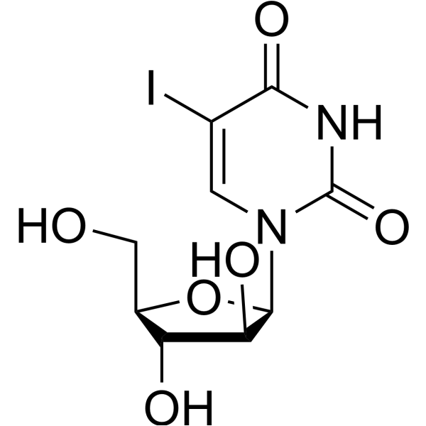 1-Beta-D-arabinofuranosyl-5-iodouracil Chemical Structure