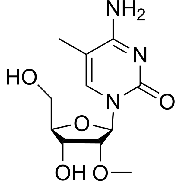 5-Methyl-2′-O-methylcytidine Chemical Structure