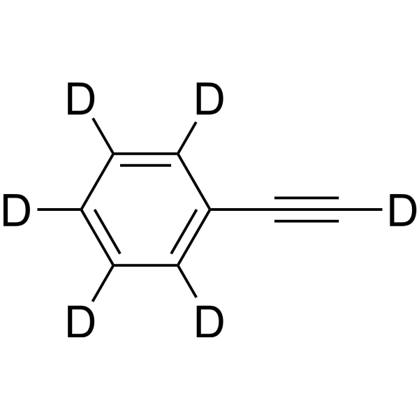 1-(Ethynyl-d)benzene-2,3,4,5,6-d<sub>5</sub> Chemical Structure