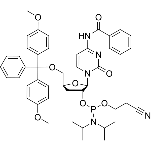 3’-dC(Bz)-2’-phosphor amidite Chemical Structure
