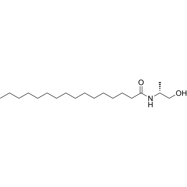 (R)-N-(1-Hydroxypropan-2-yl)palmitamide Chemical Structure