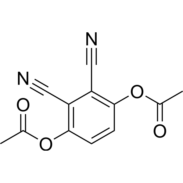 <em>1</em>,4-Diacetoxy-2,3-dicyanobenzene