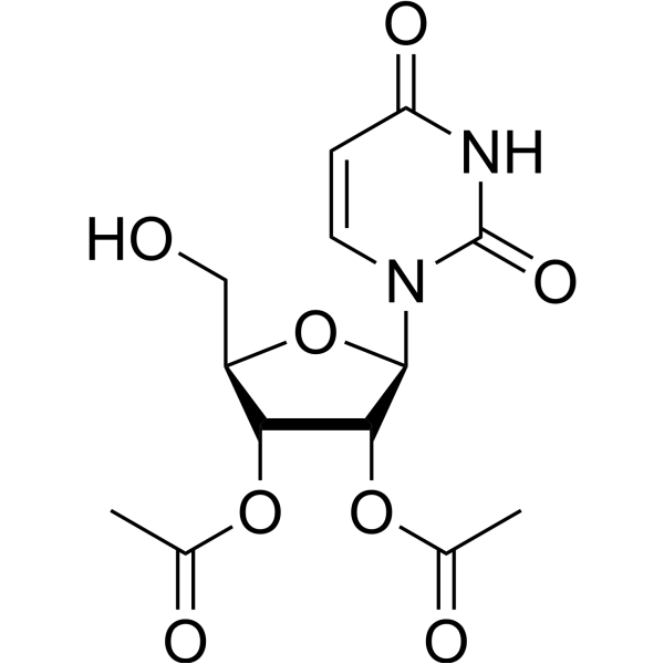 2',3'-Di-O-acetyl-D-uridine Chemical Structure