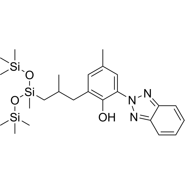 Drometrizole trisiloxane Chemical Structure