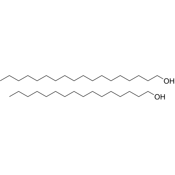 Cetearyl alcohol Chemical Structure