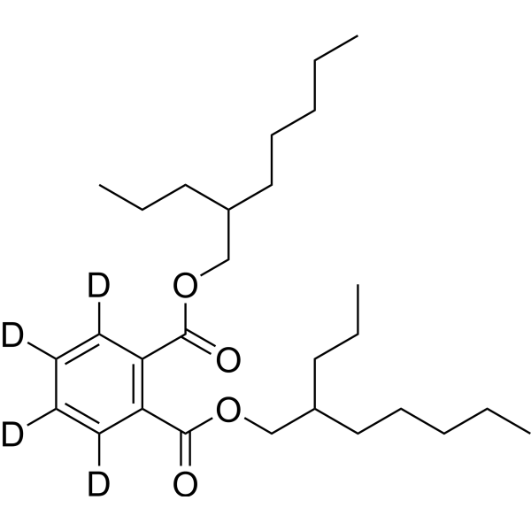 Bis(2-propylheptyl) phthalate-d<sub>4</sub> Chemical Structure