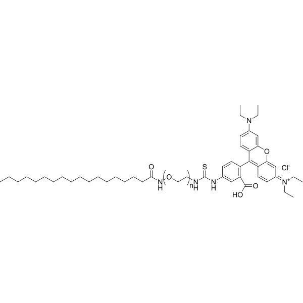 Stearic acid-<em>PEG</em>-Rhodamine, MW 2000