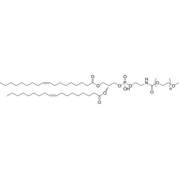 DOPE-mPEG, MW 2000 Chemical Structure