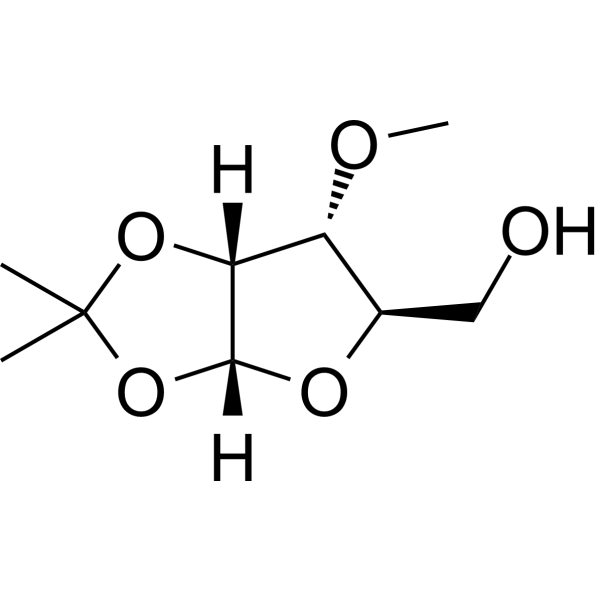 1,2-Di-O-isopropylidene-3-O-methyl-D-ribofuranose Chemical Structure